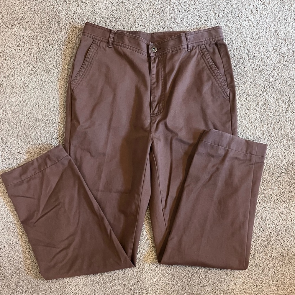Liz Claiborne Brown Jeans Size 12 100% Cotton